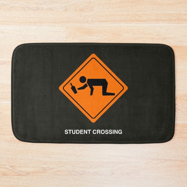 Item preview, Student crossing funny meme design designed and sold by expresivedesign.