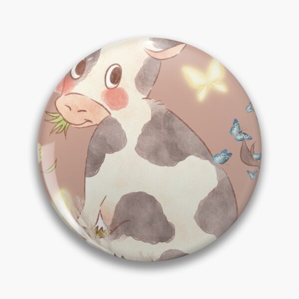 Item preview, Cow and Butterfly Art designed and sold by Extremeallie.
