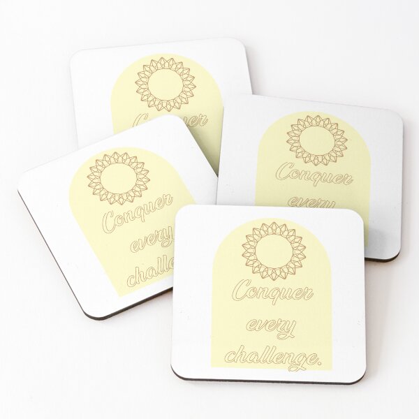 Item preview, Conquer every challenge: Positive, motivational and inspiration. designed and sold by YumeKitsune.