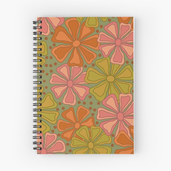 Item preview, Modern flowers on sage background designed and sold by MarySchwindt.