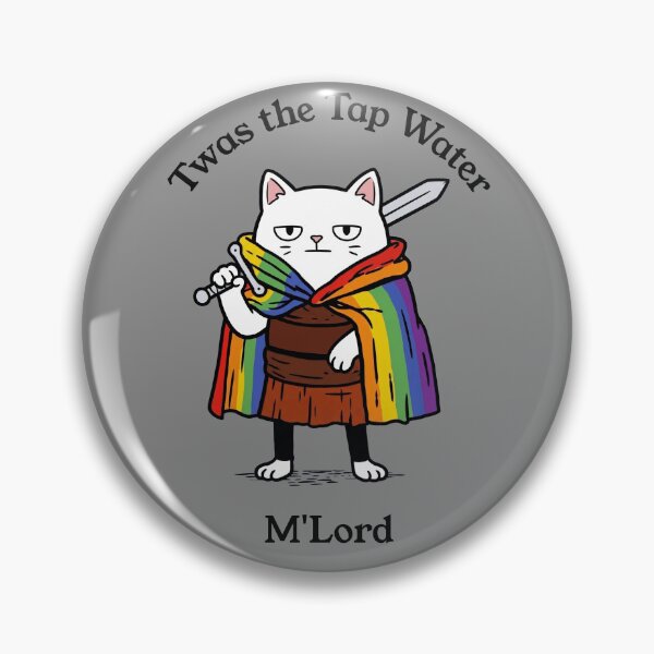 Item preview, Twas the Tap Water M'Lord Cat Knight designed and sold by d247.