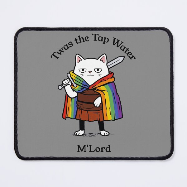 Item preview, Twas the Tap Water M'Lord Cat Knight designed and sold by d247.
