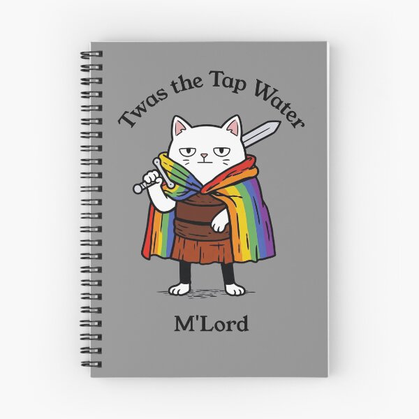Item preview, Twas the Tap Water M'Lord Cat Knight designed and sold by d247.