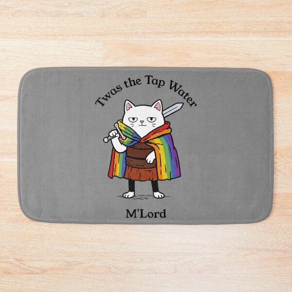 Item preview, Twas the Tap Water M'Lord Cat Knight designed and sold by d247.