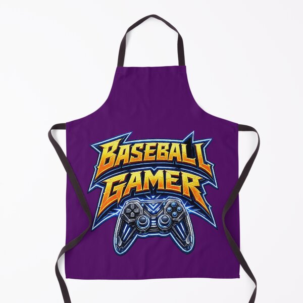 Item preview, ⚡GAMER BASEBALL GEEK NERD RETRO PRINT designed and sold by Atelier RLGS.