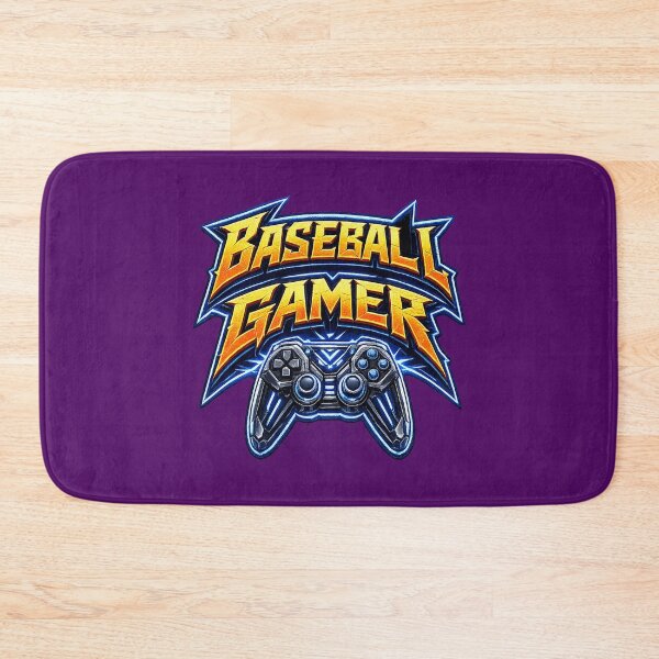 Item preview, ⚡GAMER BASEBALL GEEK NERD RETRO PRINT designed and sold by Atelier RLGS.