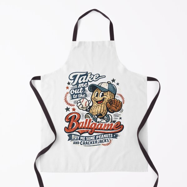 Item preview, Baseball Lover Take Me Out To The Ballgame Vintage Baseball Fan Retro Sports Quote Peanuts And Crackerjacks Game Day designed and sold by designstoriesMK.