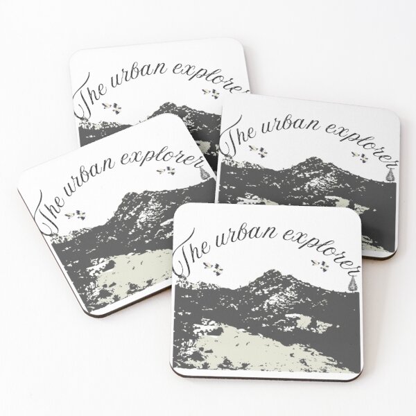 Item preview, The Urban Explorer | Vintage Mountain Sketch & Flying Birds Art designed and sold by The Urban Explorer.