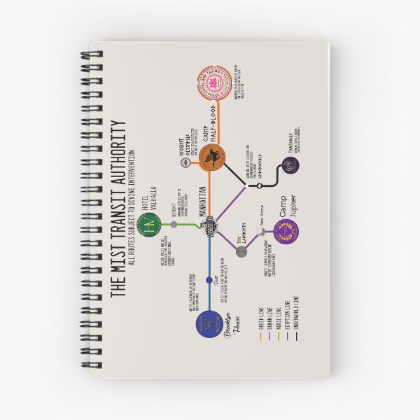 Item preview, Map of the Riordanverse designed and sold by AnnabethQuinn.