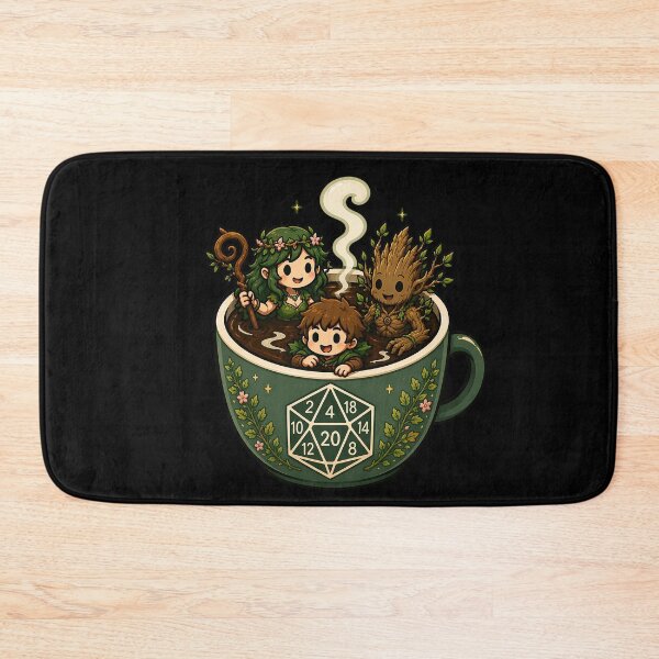 Item preview, Caffeine Dice D20 Coffee Mug Florest designed and sold by ArtMassive.