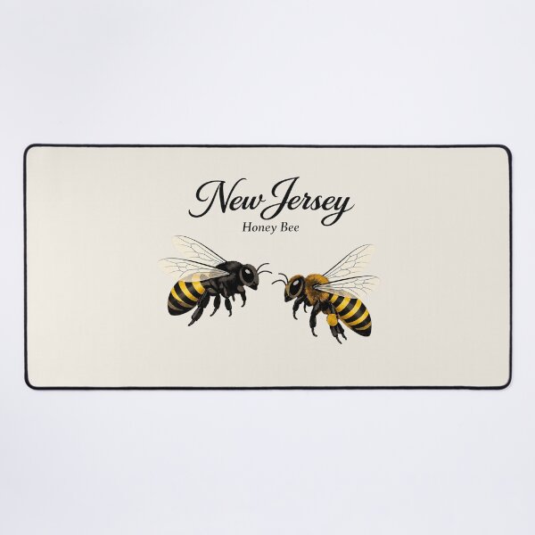 Item preview, Copy of New Jersey Honey Bee Retro State Insect Poster designed and sold by The-Drip-Studio.