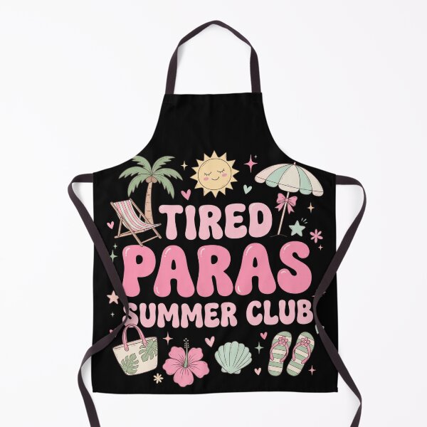 Item preview, Tired Paras Summer Club Funny Paraprofessional Essential T-Shirt designed and sold by Maravillio.