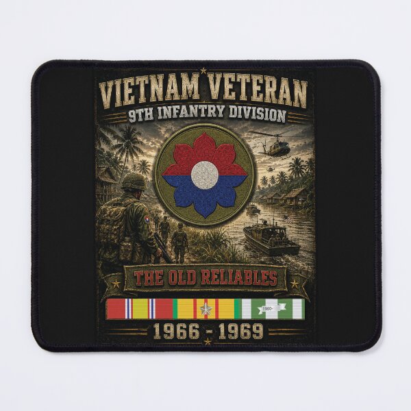 Item preview, 9th Infantry Division - Vietnam Veteran designed and sold by Military Insignia Products.