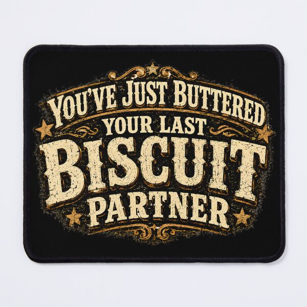 Item preview, You've Just Buttered Your Last Biscuit Partner designed and sold by designstoriesMK.