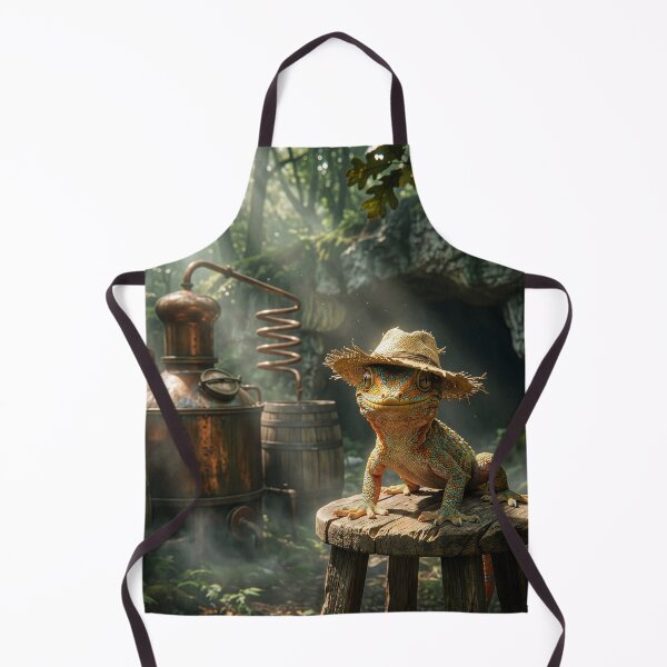 Item preview, Happy Moonshining Gecko Tends His Still designed and sold by Tridentulus.