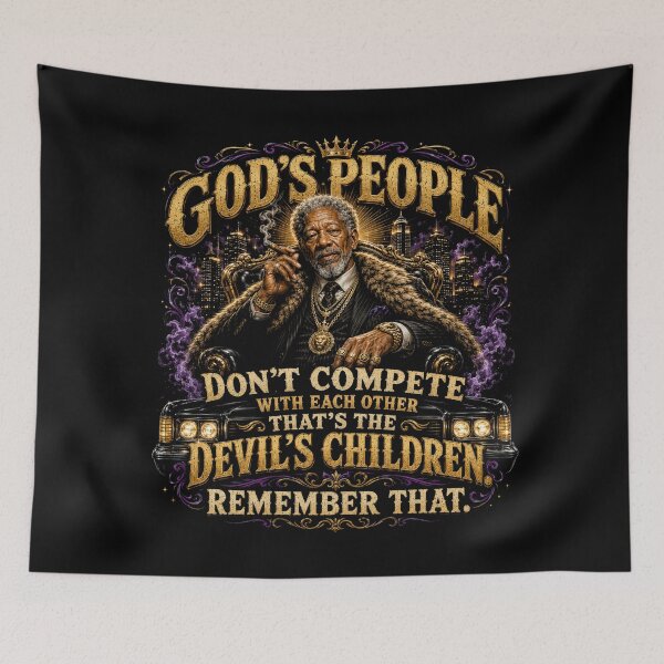 Item preview, God's People Don't Compete designed and sold by Indomitable Creations.