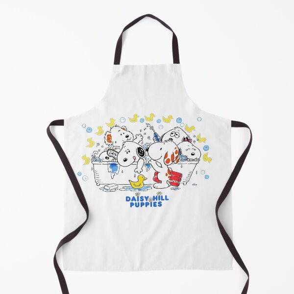 Item preview, Daisy Hill Puppies Bath Time Retro Cartoon Dog Art designed and sold by Schulz Lightprint Studio.
