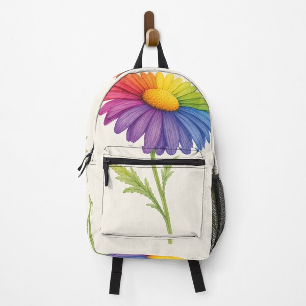 Item preview, Rainbow Daisy Flower designed and sold by MoxisWatercolor.