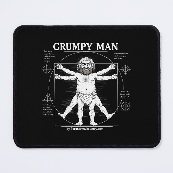 Item preview, Grumpy Man designed and sold by ParanormalCount.