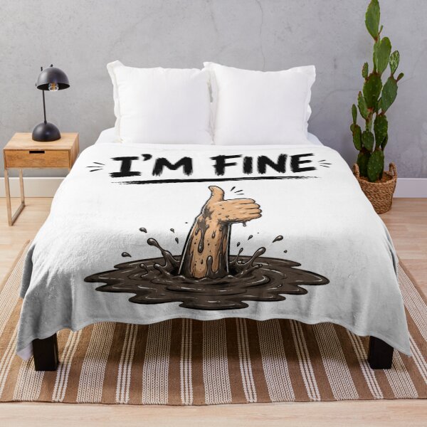 Item preview, I'm Fine – Disaster Edition designed and sold by Pecata.