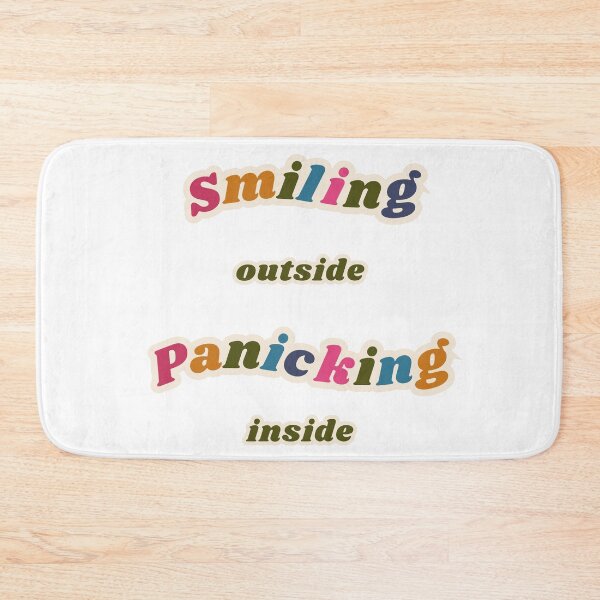 Item preview, Smiling outside Panicking inside designed and sold by MeloCally.