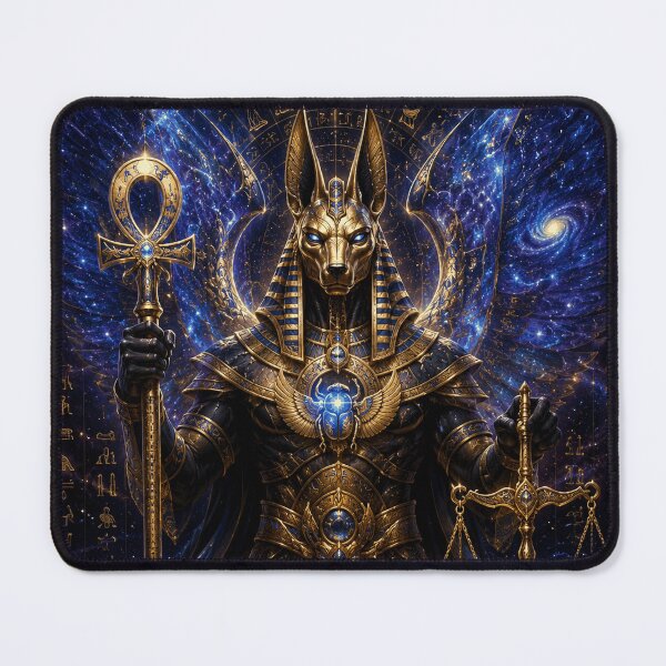 Item preview, Anubis Egyptian Galaxy Cosmic Art designed and sold by ThePixelMind.