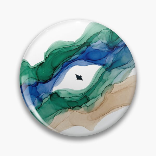 Item preview, Modern Abstract Belize Marine Shapes designed and sold by DuckOddity.