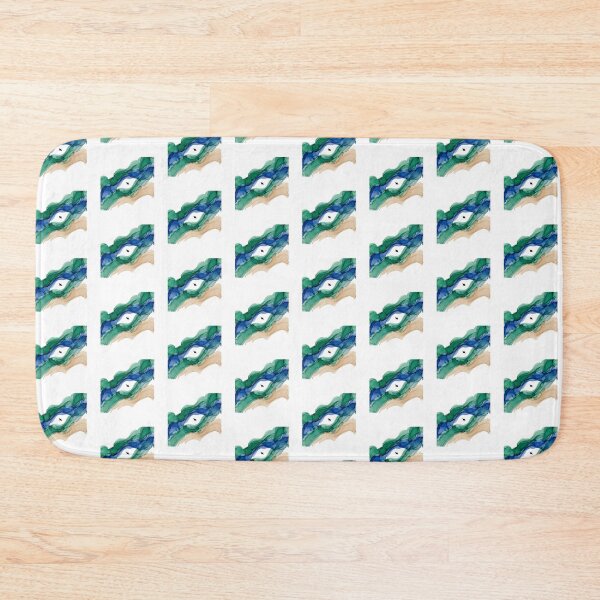 Item preview, Modern Abstract Belize Marine Shapes designed and sold by DuckOddity.