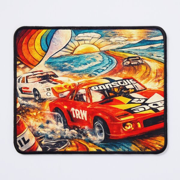 Item preview, Sunset Racing – Retro Coastal Endurance Motorsport Art designed and sold by Freak Dimension.