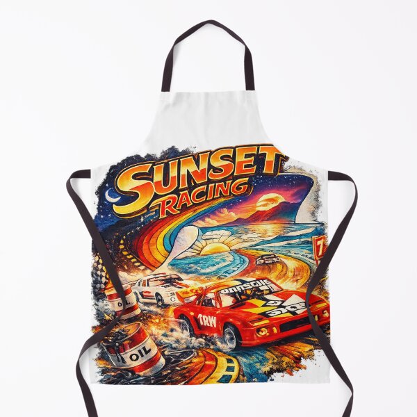 Item preview, Sunset Racing – Retro Coastal Endurance Motorsport Art designed and sold by Freak Dimension.