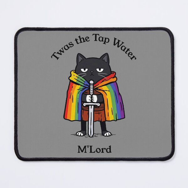 Item preview, Twas the Tap Water M'Lord Annoyed Cat Knight designed and sold by d247.