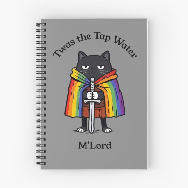 Item preview, Twas the Tap Water M'Lord Annoyed Cat Knight designed and sold by d247.