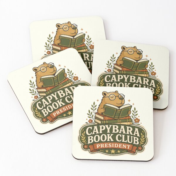 Item preview, Capybara Book Club President Shirt  Cute Reading Capybara Book Lover Design  Introvert Reader Gift  Cozy Library Aesthetic designed and sold by  Artistry in Motion by MADsrecreation.