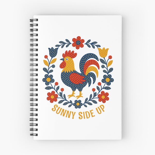 Item preview, Scandinavian Folk Art Rooster Sunny Side Up designed and sold by AntiqueImages.