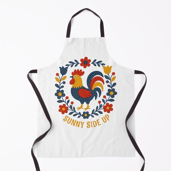 Item preview, Scandinavian Folk Art Rooster Sunny Side Up designed and sold by AntiqueImages.