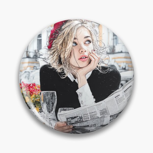 Item preview, Morning Coffee and Dreams - Parisian Chic Girl designed and sold by Banal25.