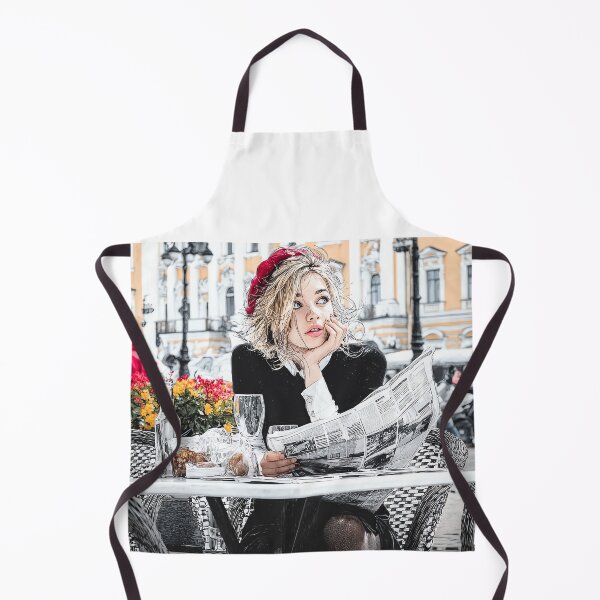 Item preview, Morning Coffee and Dreams - Parisian Chic Girl designed and sold by Banal25.