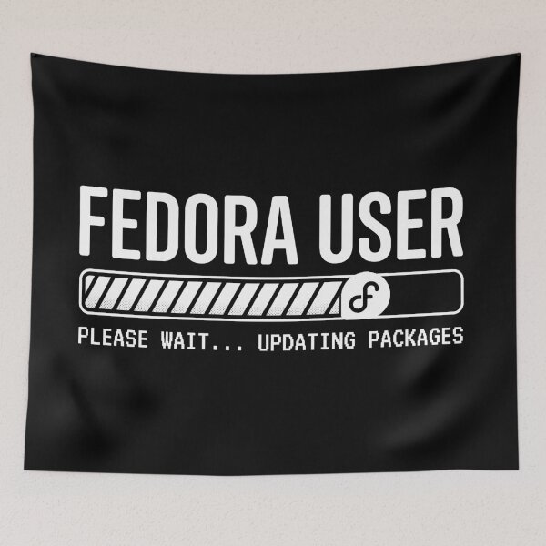 Item preview, Fedora User Loading designed and sold by BrunoLinuxArt.