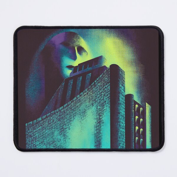 Item preview, Brutalist Moon looms over Concrete Monolith designed and sold by ClubVacay.