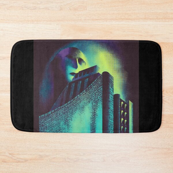 Item preview, Brutalist Moon looms over Concrete Monolith designed and sold by ClubVacay.
