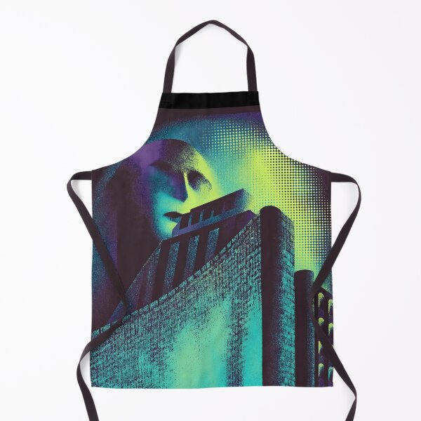 Item preview, Brutalist Moon looms over Concrete Monolith designed and sold by ClubVacay.