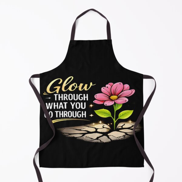 Item preview, Glow Through What You Go Through Inspirational Flower Design designed and sold by MAJCO-ART.