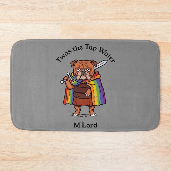 Item preview, Twas the Tap Water M'Lord Bulldog Rainbow Cape designed and sold by d247.