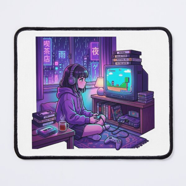 Item preview, Pixel Rain Night Drive Sticker designed and sold by RDcollections.