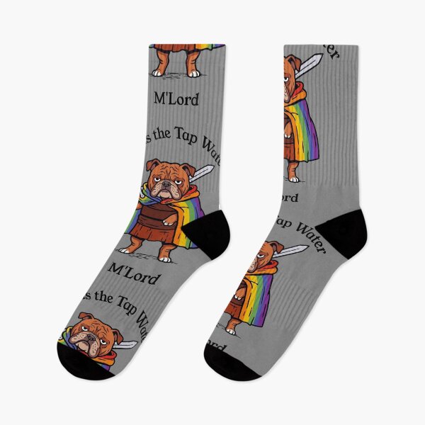 Item preview, Twas the Tap Water M'Lord Bulldog Rainbow Cape designed and sold by d247.
