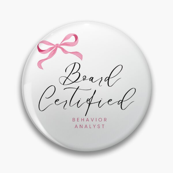 Item preview, Board Certified Behavior Analyst BCBA ABA Aesthetic Coquette Bows Ribbons designed and sold by ReinforceByShi.