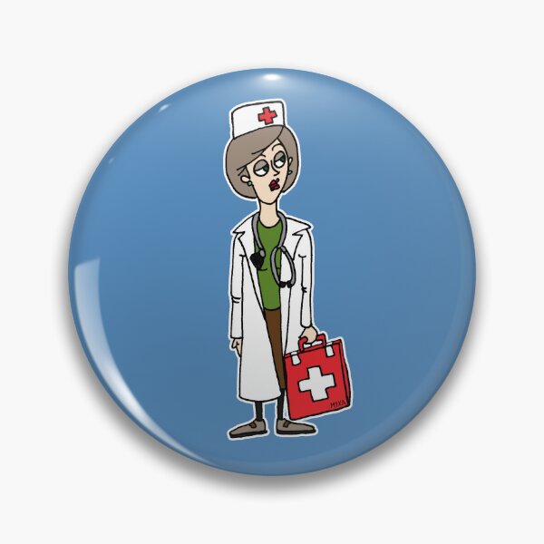 Item preview, Tired Nurse Meme – Funny Sarcastic Medical Humor Sticker designed and sold by MyxaART.