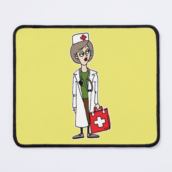 Item preview, Tired Nurse Meme – Funny Sarcastic Medical Humor Sticker designed and sold by MyxaART.