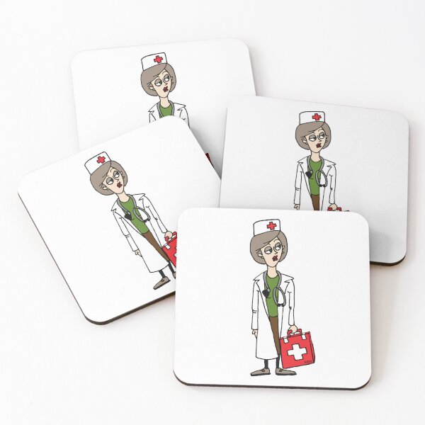 Item preview, Tired Nurse Meme – Funny Sarcastic Medical Humor Sticker designed and sold by MyxaART.