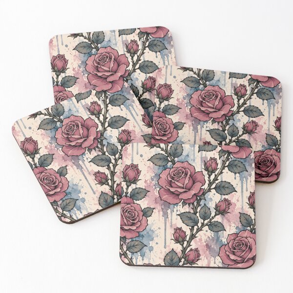 Item preview, Roses & Watercolor designed and sold by fairycoffins.